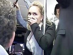 Blond Groped On the bus