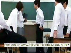Akiho Yoshizawa virginal Chinese teacher does blowjob