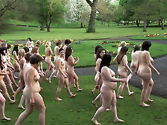 British naturist gals in groups 