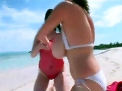 Gorgeous Beach, Big Tits porn clip
