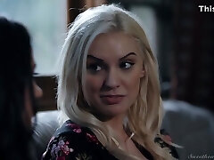 Avi Love And Kenzie Taylor In Big-titted Blonde Mummy & Brunette Teen Have Lesbian Sex