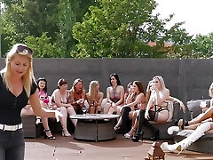 15 damsels only orgy gives you a horny lesbian party
