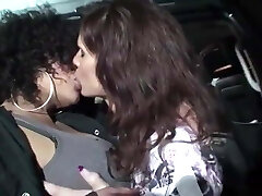 PREVIEW: Married Mothers Sylvia & Sarah Smooch In the Van Park