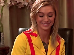 Inked blonde tart has some fun with her hot g/g lover Inked blonde tart has some fun with her hot g/g lover