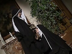 lesbian nuns enjoy hot and sinful hook-up
