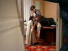 Vintage Hot Orgy and Toying Action at the Office
