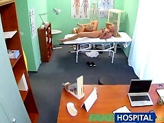 FakeHospital Claustrophobic sexy russian blonde seem to enjoy gorgeous nurse