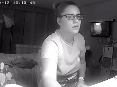 Nubile Slut Skips Homework to Fuck Her Pussy to Lesbian Porno