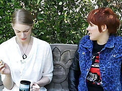 A cheat on a partner makes an awesome lesbian three way with lots of pussy munching