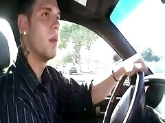 Driver fucks busty manager