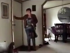 Son caught spying on mom masturbating in bed Son caught spying on mom masturbating in bed