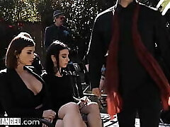 BurningAngel Marley Brinx Tempts A DILF Into Fucking Her During His Wifey'_s Burial