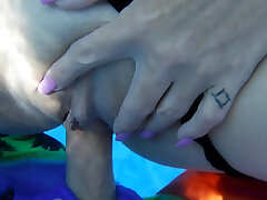 Underwater POV Humping Cougar Vivian Cox in the Pool – MrxMrsCox