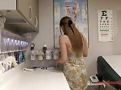 Pregnant Bombshells Nova Maverick & Ashley Grace Get A Stimulating Exam in Physician Tampa's Office , At GirlsGoneGynoCom
