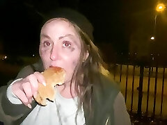 Cracky has a fishy bounty for her street friend 