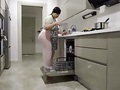 My dick got hard when I saw my stepmother's ginormous ass.