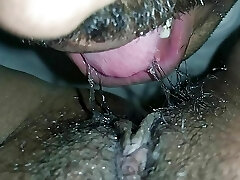 Licking wet desi Indian pussy 
