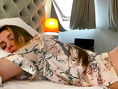 -Yeah cum inside me please!. Nailed stepmom in hotel bedroom after party