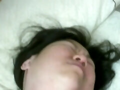 Chubby Mature Asian Learns To Masterbate Her Shaved Vulva