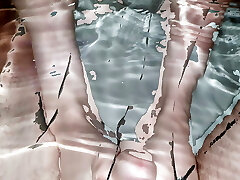 My whore swallows my man meat eagerly until it's all wet with drool