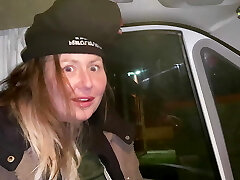 Cracky offered a lift and completes up getting Her pussy out