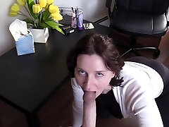 Bettie Bondage - Free Use Office Mom Deepthroats Dick