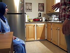 Arab Cleaning Maid Forgot To Tidy Something Important