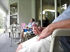 Grandma s peripheral vision is working overtime....