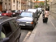 Retro video of slutty French Milf getting fucked in DP having hardcore MMF 3some