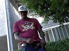 BBC Deep Throat by outdoor pool