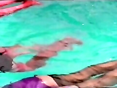wetlook female in pool