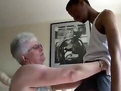 Big Boobied Grandma Attempts Dark Chocolate