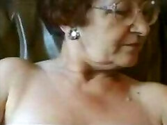 Granny Masturbates