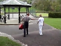 Nasty Granny Fucking on the Floor