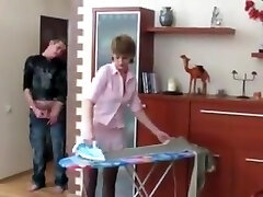 Russian mom Margaret with her boy Three