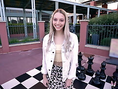 Real Teenagers - Cute Blondie Lily Larimar Fucked During Casting