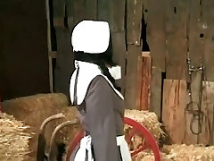 Black Babe Gets Nailed In The Hay !