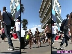Super-steamy Bathing Suit Teens Beach Voyeur Bikini Spy Close-Up 4K UHD Video 10