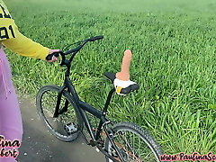 First-ever OUTDOOR COCK - The wettest bike ride ever!!!