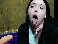 Wednesday Addams Gets Giant FACIAL!