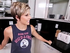 Big tit stocking threesome and lovely teen hd first time