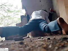 Telugu lovers -out Dore shagging in Dialopted building beside N H road