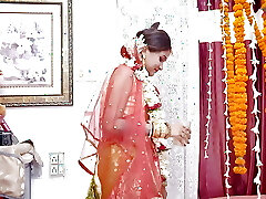 Cheating wife part 02 Newly Married wifey with Her Boy Friend Gonzo Fuck in front of Her Spouse ( Hindi Audio )