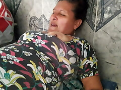 I surprise her while she washes and gets her puss munched I surprise her while she washes and gets her puss munched