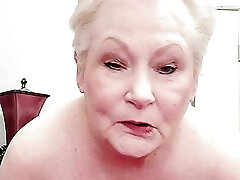 Watch Granny Shave Her Giant Pussy