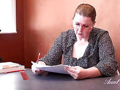 AuntJudys - 50yo Busty Mature Bbw Teacher Ms. Rachel