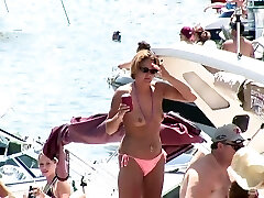 Inebriated and funny chicks go wild outdoor