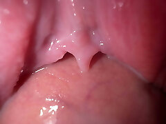 Close-up fuck with teen stepsister, amazing creamy slit