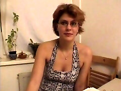 Nectar-loving German mature with glasses Nectar-loving German mature with glasses