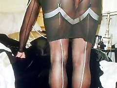 Sexual Urges in Sheer Ebony Silk